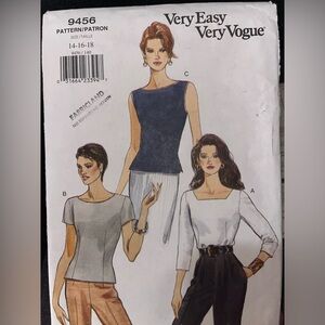 Vintage very easy Vogue pattern 14-18